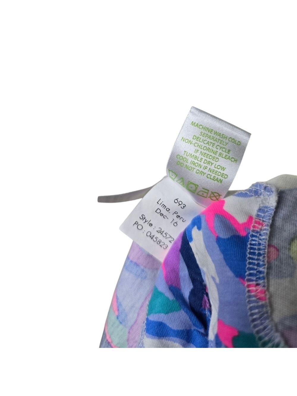 Lilly Pulitzer Purple Pink Printed Marlowe Dress S - Picture 7 of 7